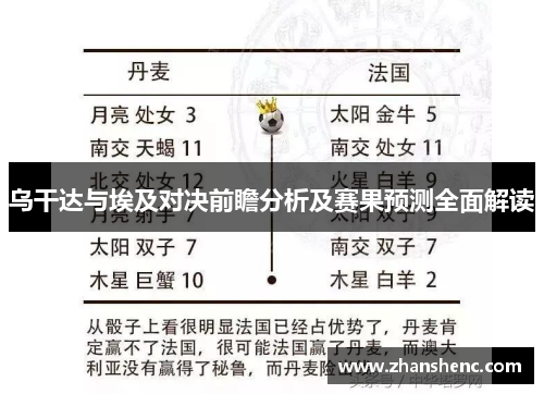 乌干达与埃及对决前瞻分析及赛果预测全面解读